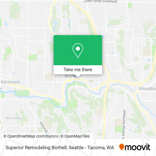 Mapa de Superior Remodeling Bothell