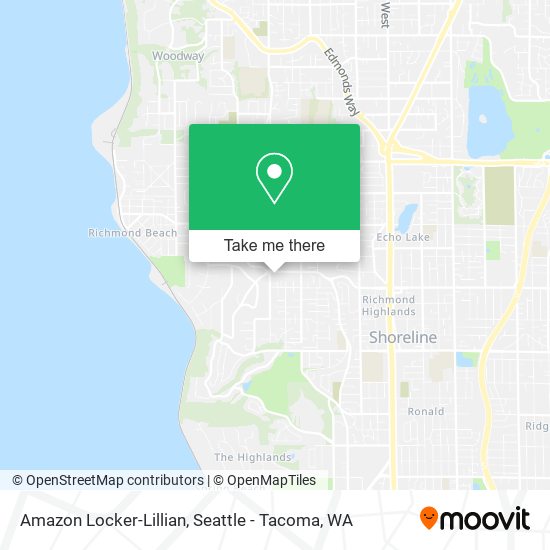 Amazon Locker-Lillian map