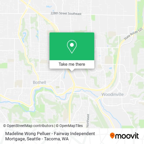 Mapa de Madeline Wong Pelluer - Fairway Independent Mortgage