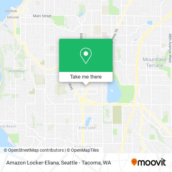 Amazon Locker-Eliana map