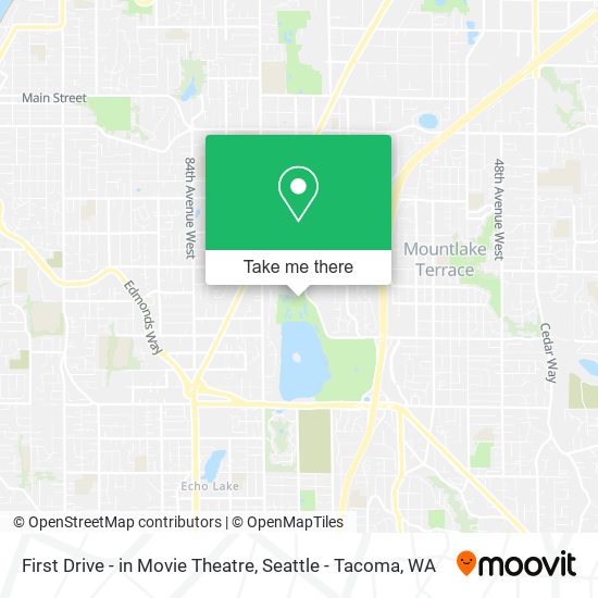 Mapa de First Drive - in Movie Theatre