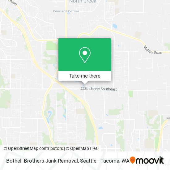 Bothell Brothers Junk Removal map
