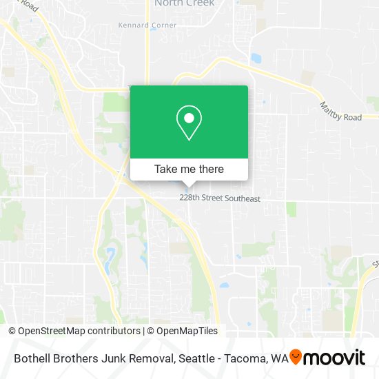 Mapa de Bothell Brothers Junk Removal