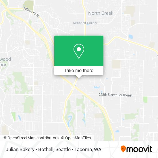 Julian Bakery - Bothell map