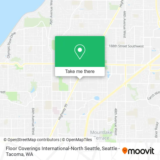 Floor Coverings International-North Seattle map