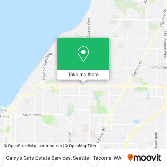 Ginny's Girls Estate Services map