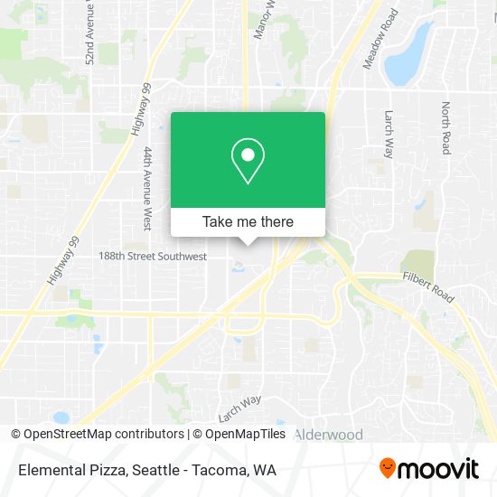 Elemental Pizza map