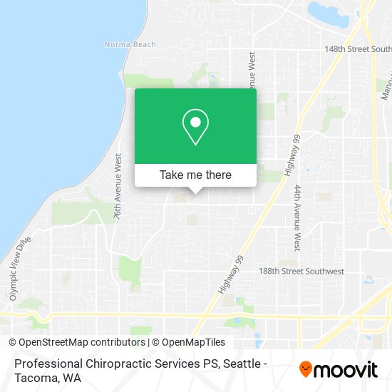 Professional Chiropractic Services PS map