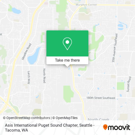 Asis International Puget Sound Chapter map