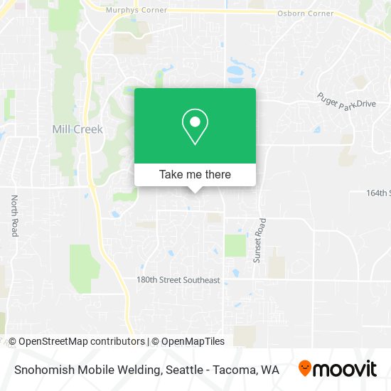 Snohomish Mobile Welding map