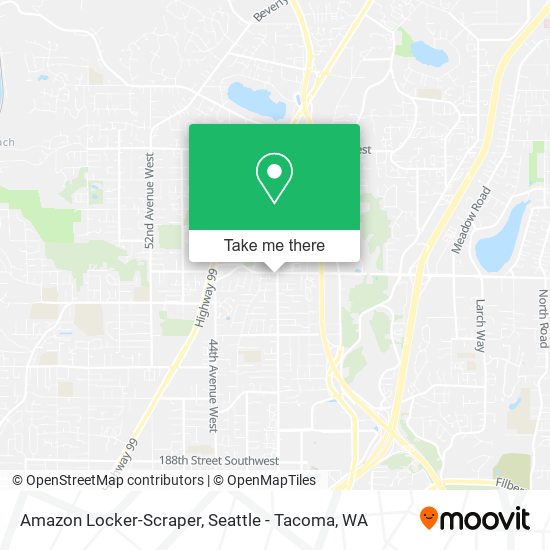 Amazon Locker-Scraper map