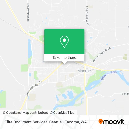 Mapa de Elite Document Services