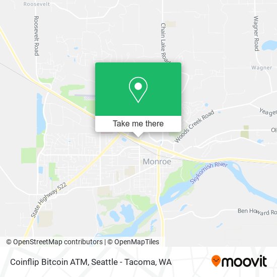 Coinflip Bitcoin ATM map