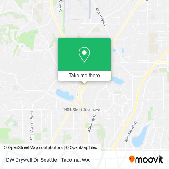 DW Drywall Dr map