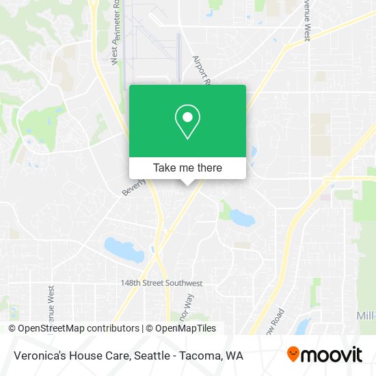 Veronica's House Care map