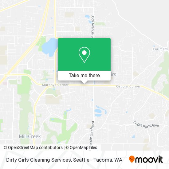 Dirty Girls Cleaning Services map