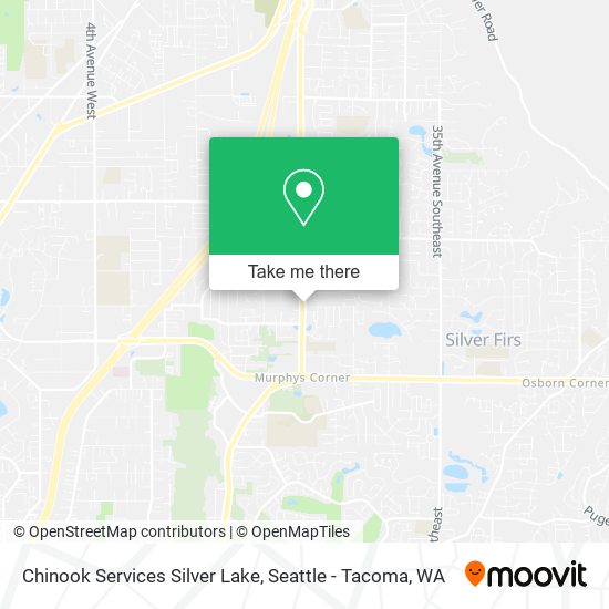 Chinook Services Silver Lake map