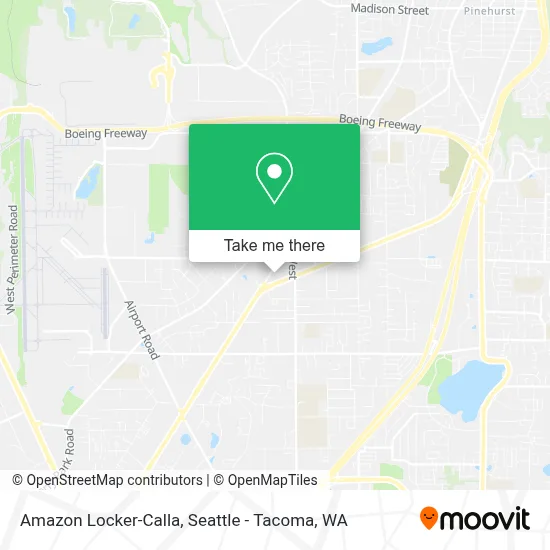 Amazon Locker-Calla map