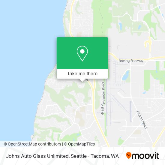 Johns Auto Glass Unlimited map