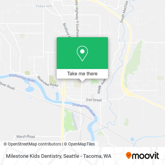 Mapa de Milestone Kids Dentistry