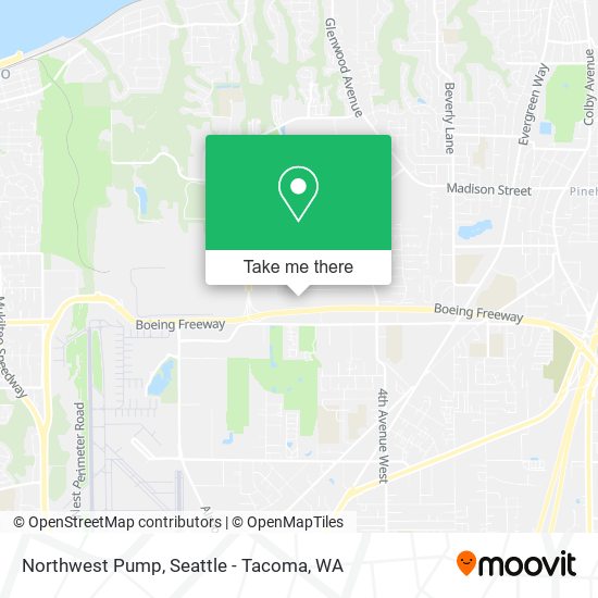 Northwest Pump map