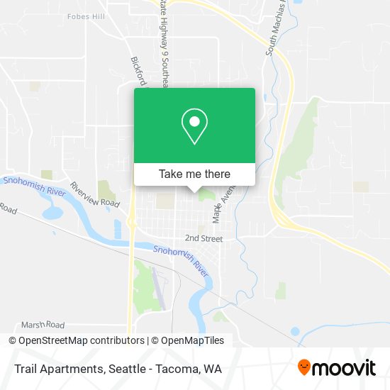 Trail Apartments map