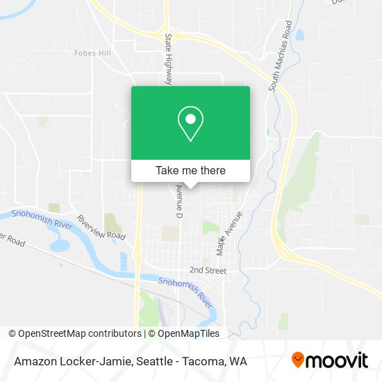 Mapa de Amazon Locker-Jamie