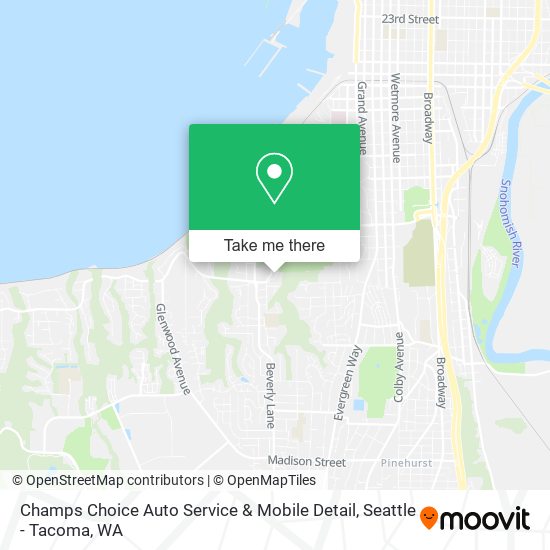 Mapa de Champs Choice Auto Service & Mobile Detail