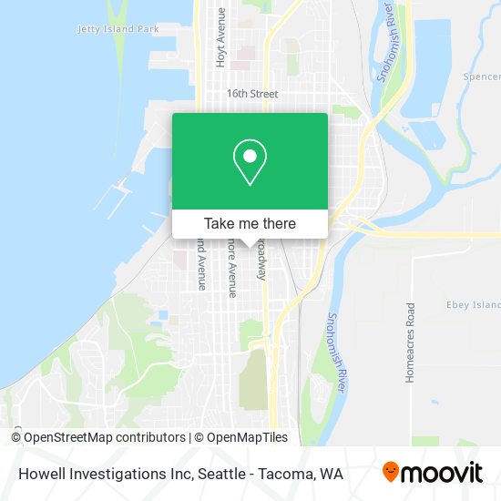 Howell Investigations Inc map