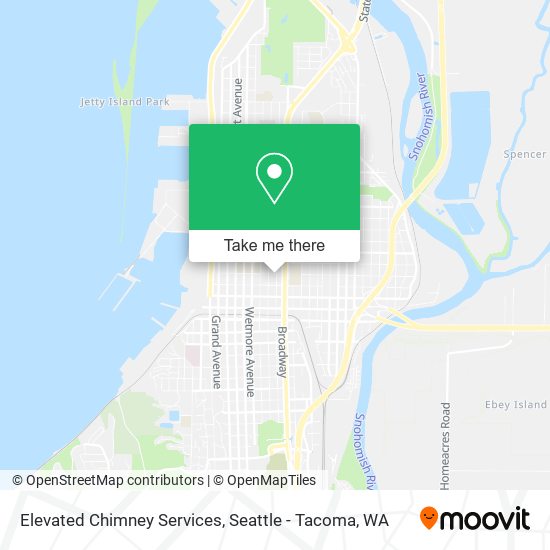 Mapa de Elevated Chimney Services