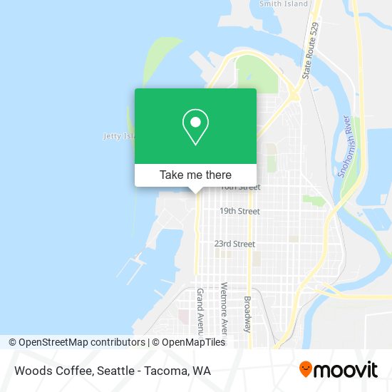 Mapa de Woods Coffee