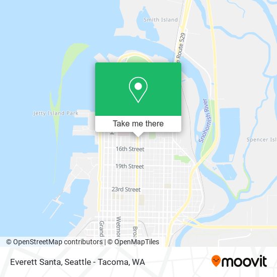 Everett Santa map