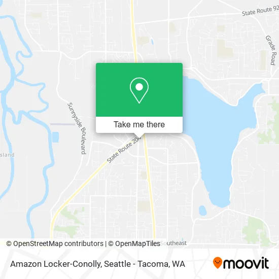Mapa de Amazon Locker-Conolly