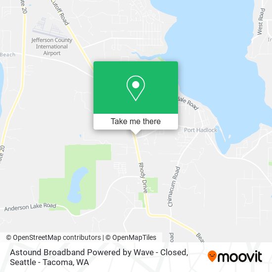 Astound Broadband Powered by Wave - Closed map