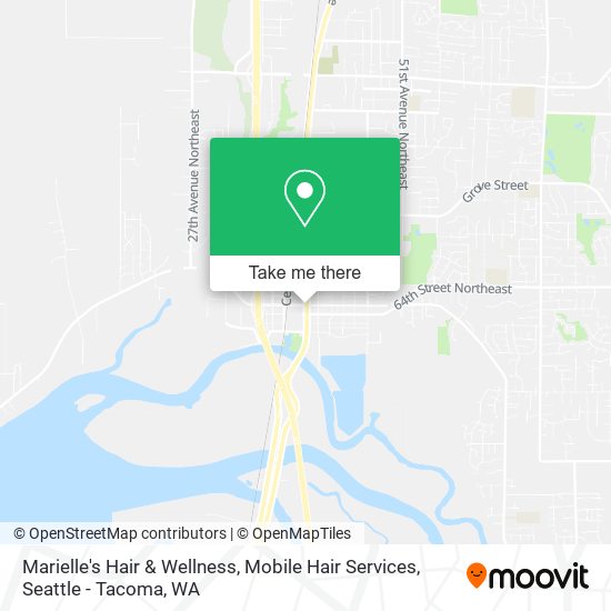 Marielle's Hair & Wellness, Mobile Hair Services map