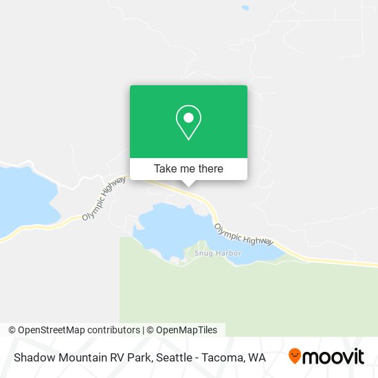 Mapa de Shadow Mountain RV Park