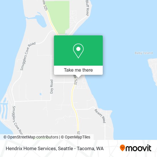 Hendrix Home Services map