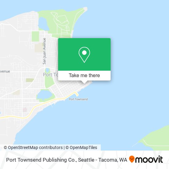 Mapa de Port Townsend Publishing Co.