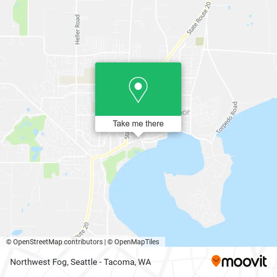 Northwest Fog map