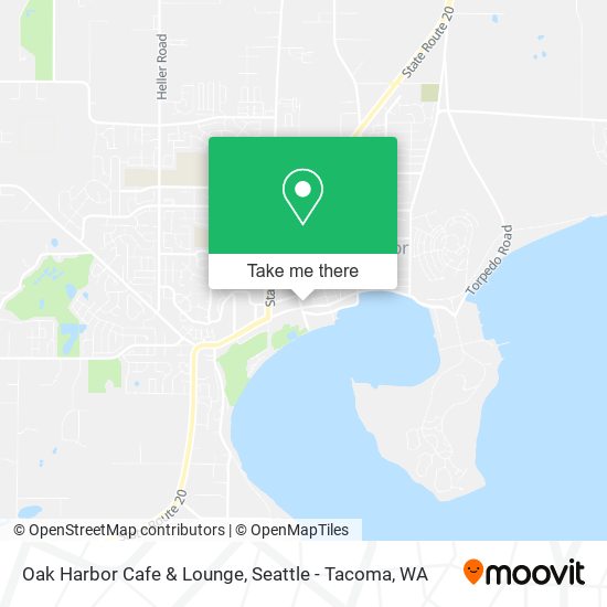 Mapa de Oak Harbor Cafe & Lounge