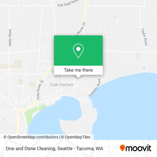 One and Done Cleaning map