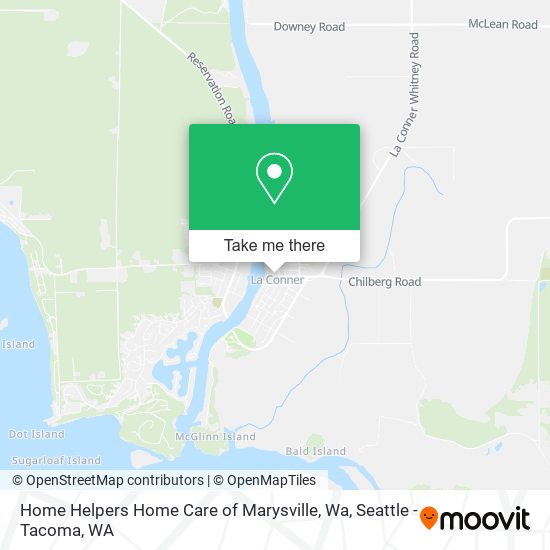 Mapa de Home Helpers Home Care of Marysville, Wa