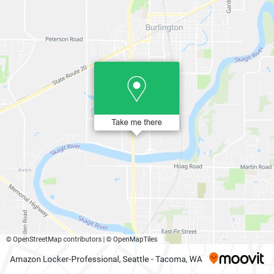Amazon Locker-Professional map