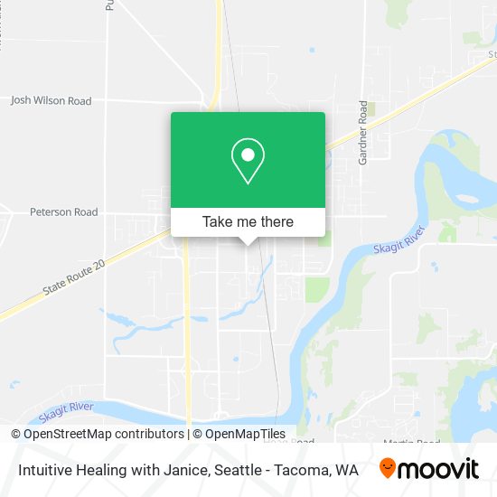 Intuitive Healing with Janice map