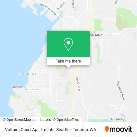 Voltaire Court Apartments map