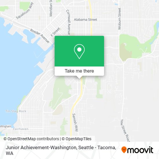 Mapa de Junior Achievement-Washington