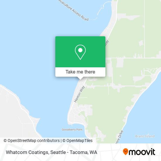 Whatcom Coatings map