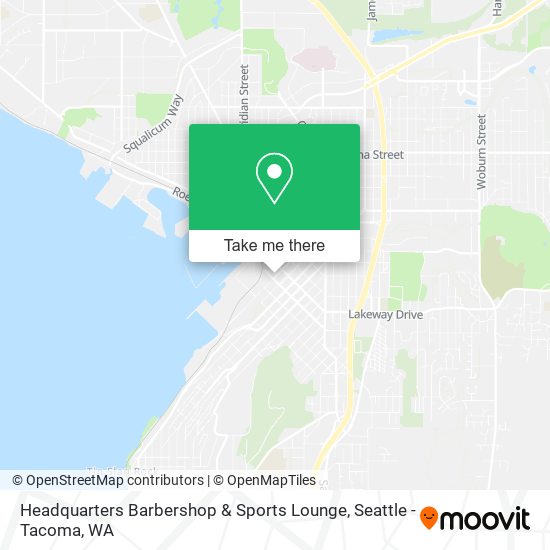 Mapa de Headquarters Barbershop & Sports Lounge