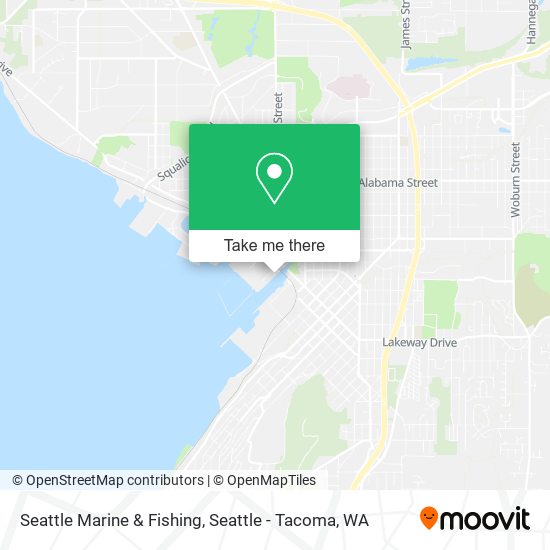 Seattle Marine & Fishing map