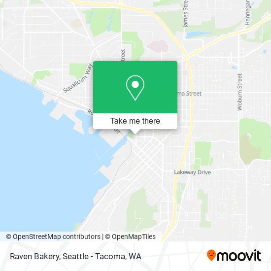 Raven Bakery map